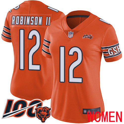 Chicago Bears Limited Orange Women Allen Robinson Alternate Jersey NFL Football 12 100th Season